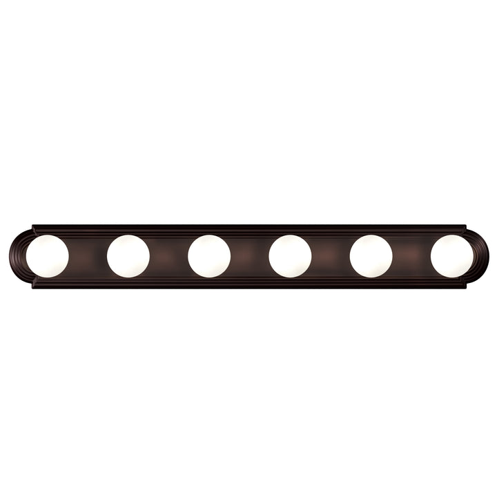 Essentials Racetrack Bath Vanity Light Oil Rubbed Bronze alternate view