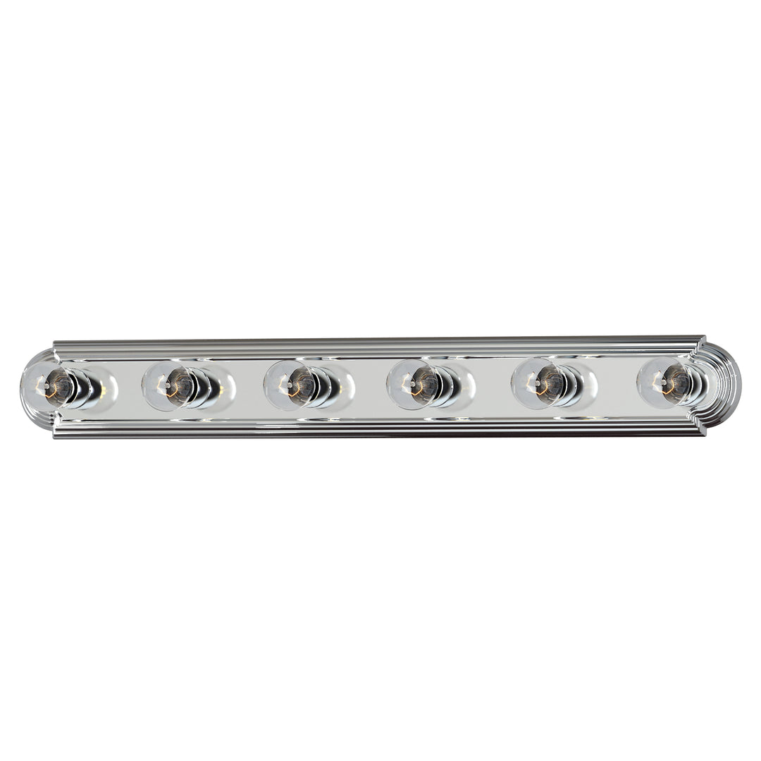 Essentials Racetrack Bath Vanity Light Polished Chrome