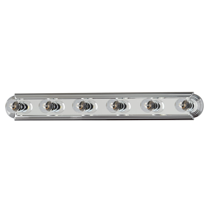Essentials Racetrack Bath Vanity Light Polished Chrome