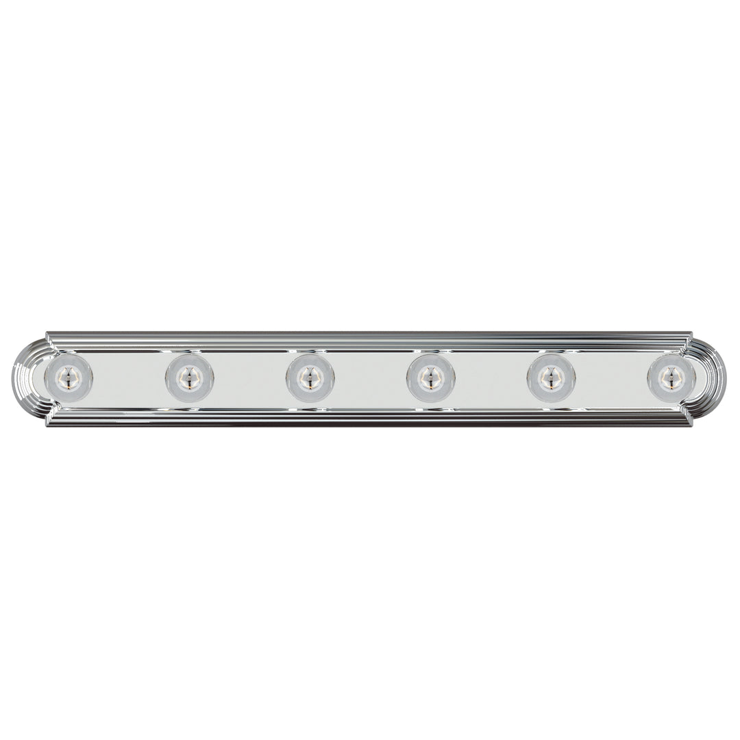 Essentials Racetrack Bath Vanity Light Polished Chrome alternate view
