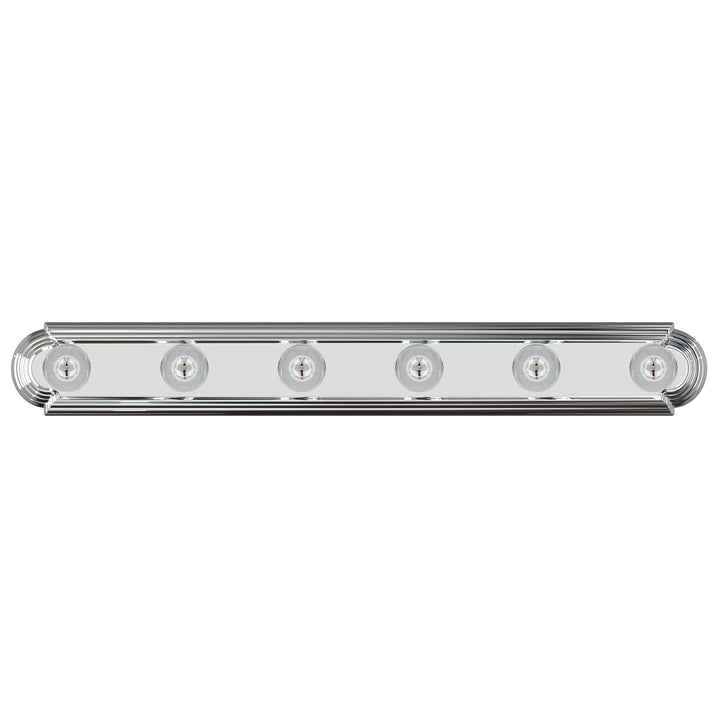 Essentials Racetrack Bath Vanity Light Polished Chrome alternate view
