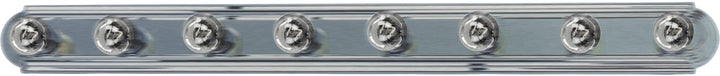Essentials Racetrack Bath Vanity Light Satin Nickel