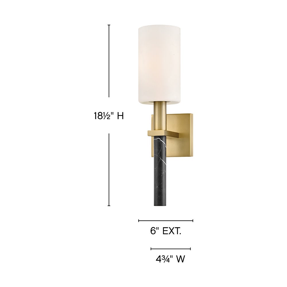 Turin Medium Single Light Sconce