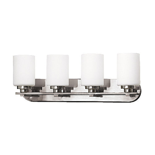 Iris Vanity Light in Brushed Chrome by Russell