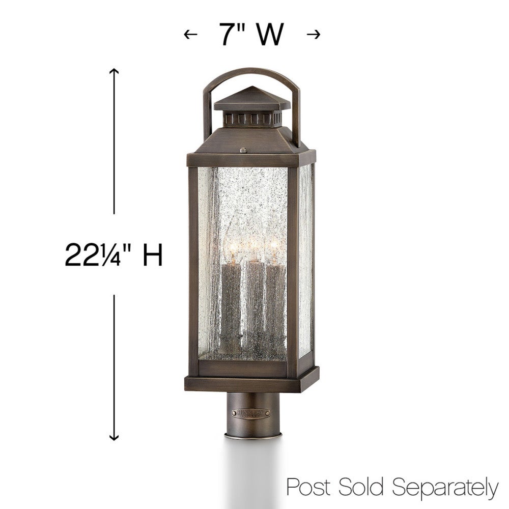 Revere Large Post Mount Lantern