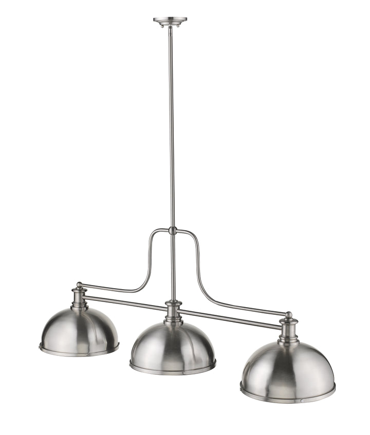 Melange - 3 Light Billiard Light