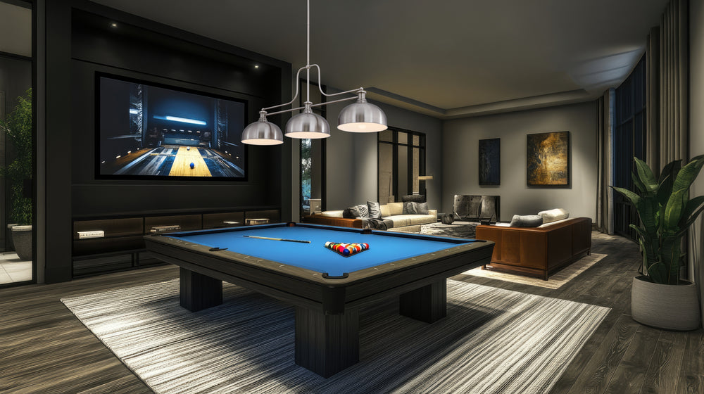 Melange - 3 Light Billiard Light (725-3BN-D13BN)