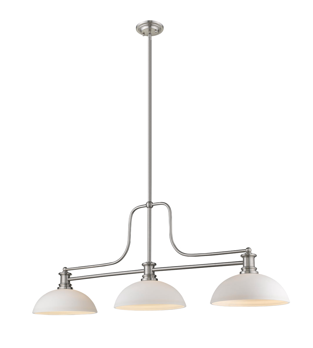 Melange - 3 Light Billiard Light (725-3BN-DMO14)