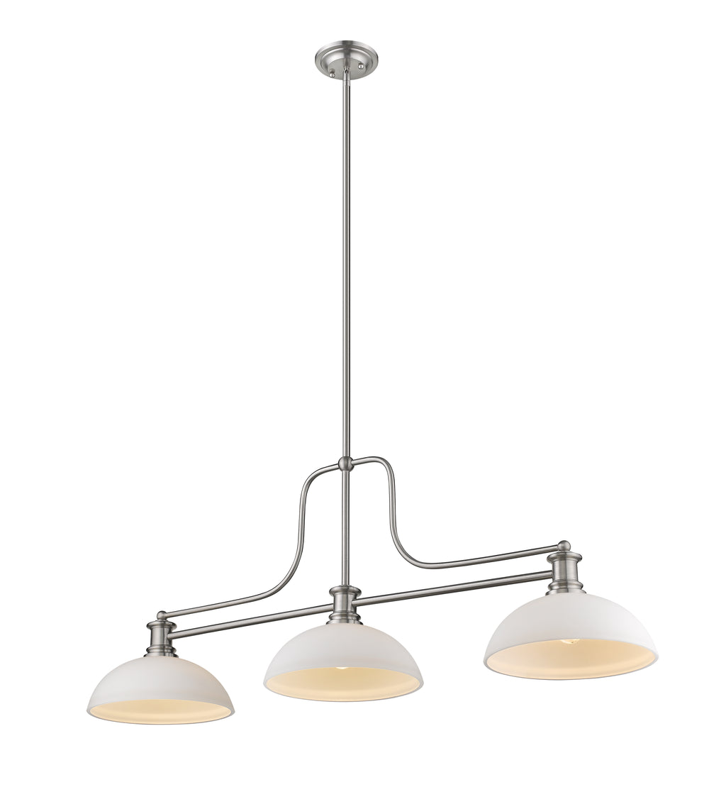 Melange - 3 Light Billiard Light (725-3BN-DMO14)