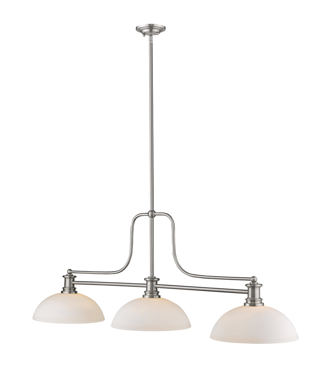 Melange - 3 Light Billiard Light (725-3BN-DMO14)