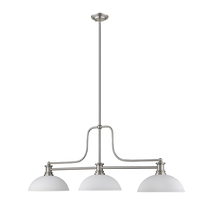 Melange - 3 Light Billiard Light (725-3BN-DMO14)