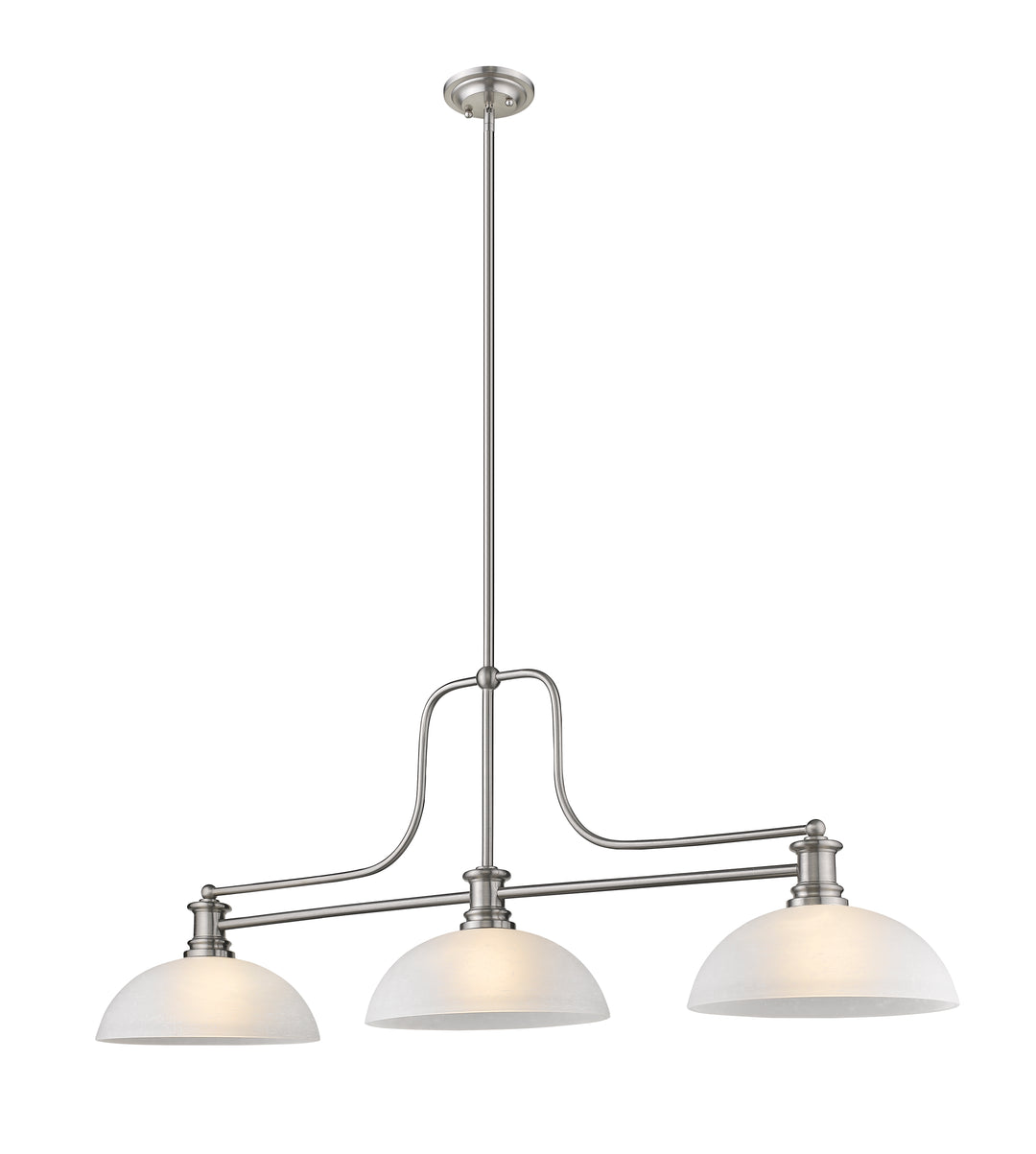 Melange - 3 Light Billiard Light (725-3BN-DWL14)