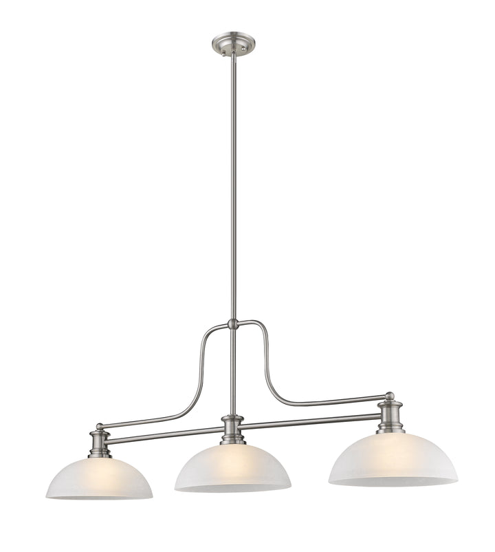 Melange - 3 Light Billiard Light (725-3BN-DWL14)