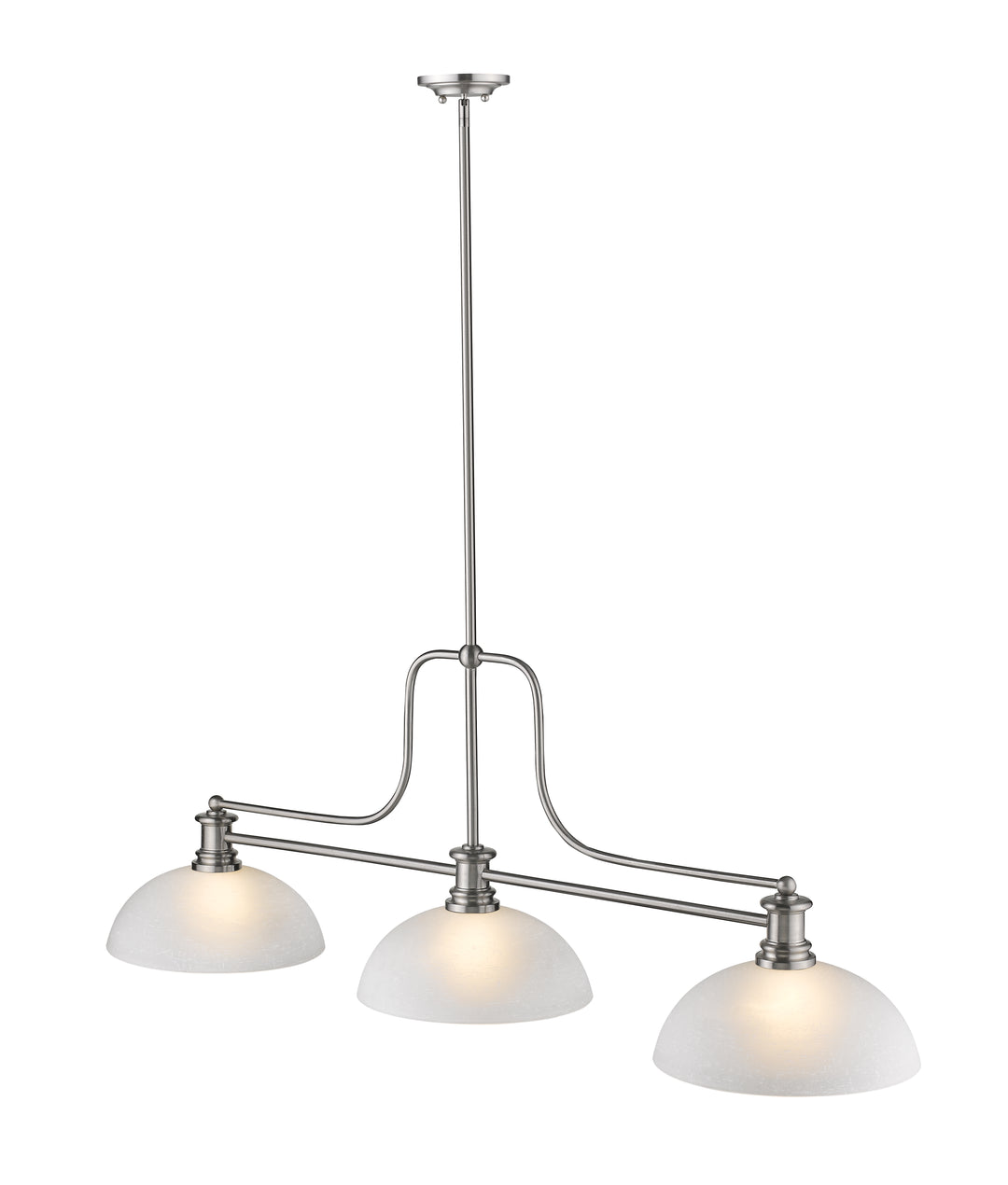 Melange - 3 Light Billiard Light (725-3BN-DWL14)