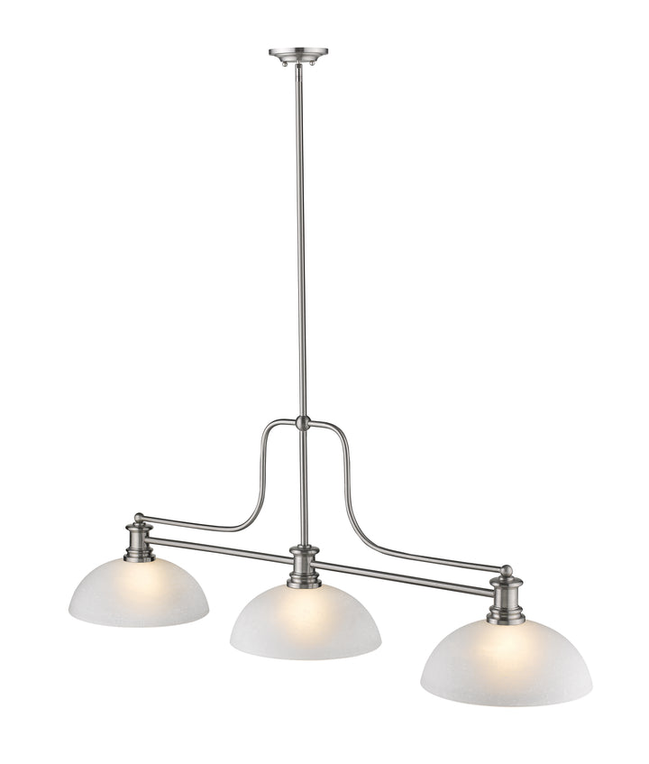 Melange - 3 Light Billiard Light (725-3BN-DWL14)