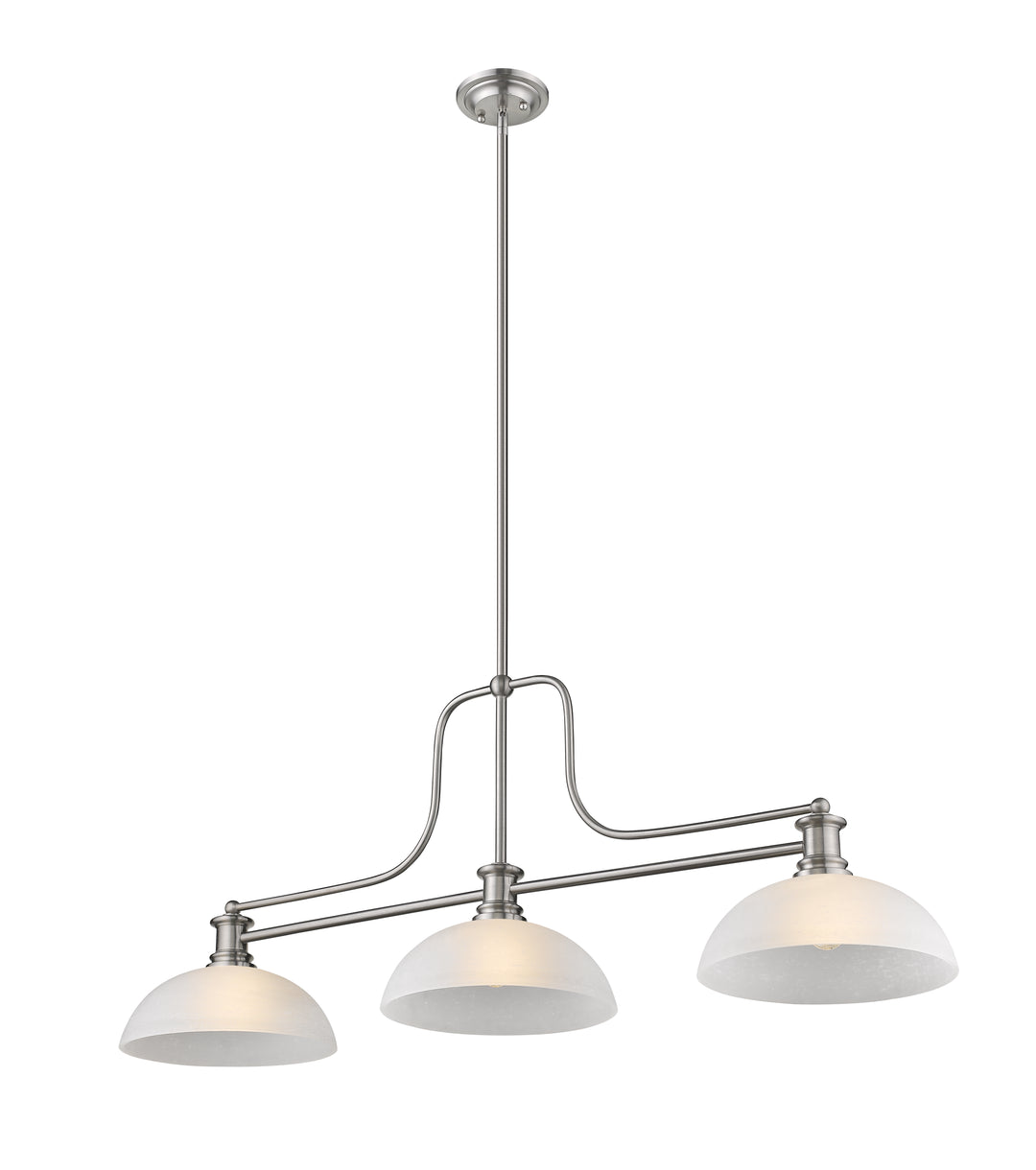 Melange - 3 Light Billiard Light (725-3BN-DWL14)