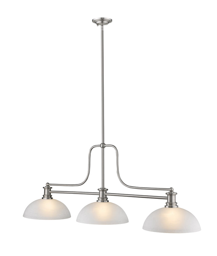 Melange - 3 Light Billiard Light (725-3BN-DWL14)