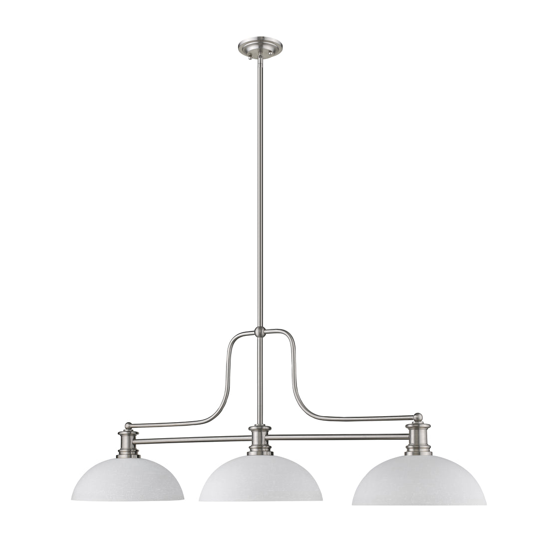 Melange - 3 Light Billiard Light (725-3BN-DWL14)
