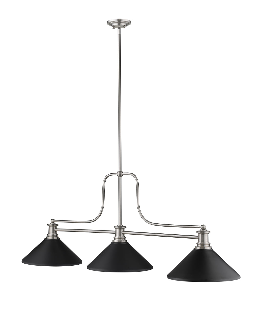 Melange - 3 Light Billiard Light (725-3BN)