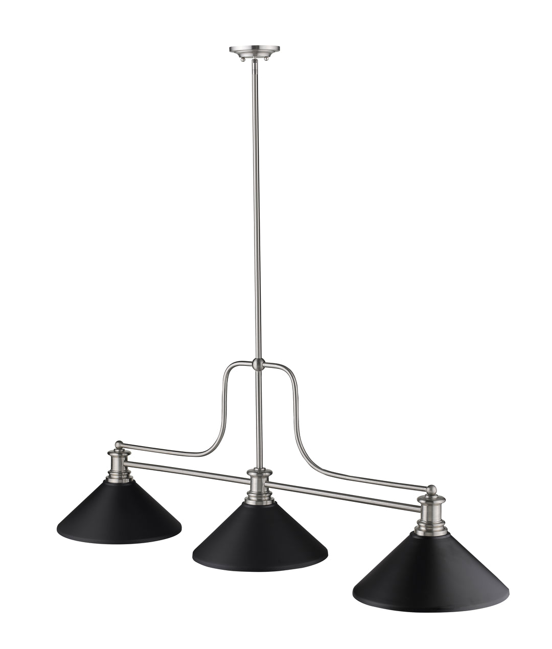 Melange - 3 Light Billiard Light (725-3BN)