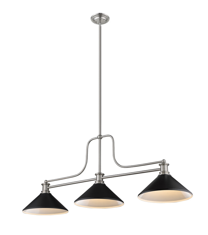 Melange - 3 Light Billiard Light (725-3BN)