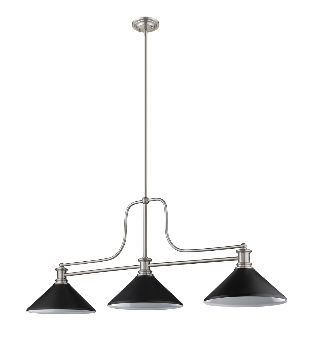 Melange - 3 Light Billiard Light (725-3BN)