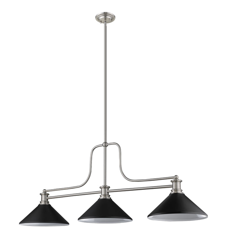 Melange - 3 Light Billiard Light (725-3BN)