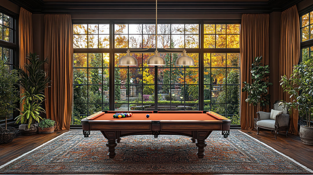 Melange - 3 Light Billiard Light (725-3HBR-D13HBR)