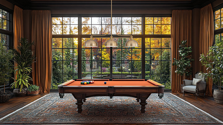 Melange - 3 Light Billiard Light (725-3HBR-D13HBR)