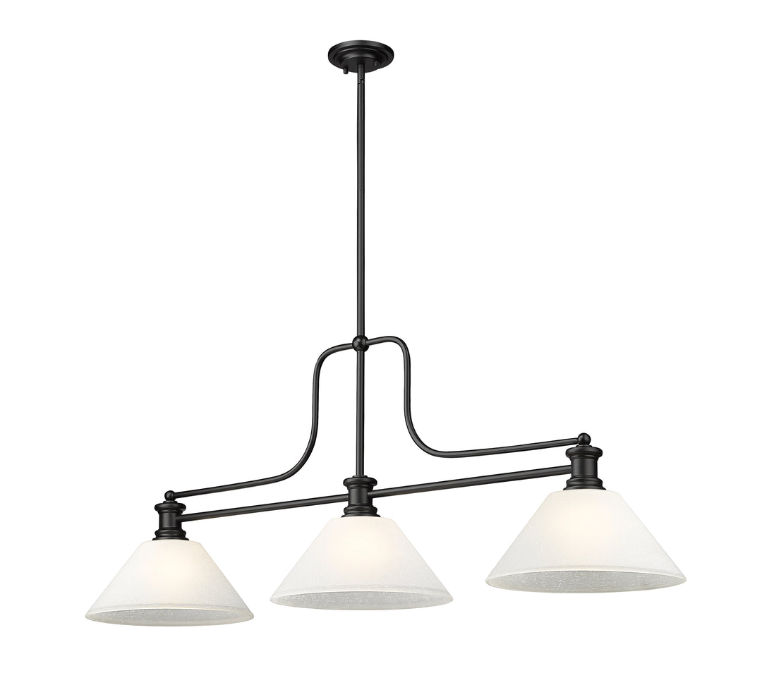 Melange - 3 Light Billiard Light (725-3MB-AWL14)