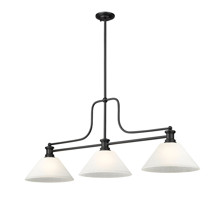 Melange - 3 Light Billiard Light (725-3MB-AWL14)