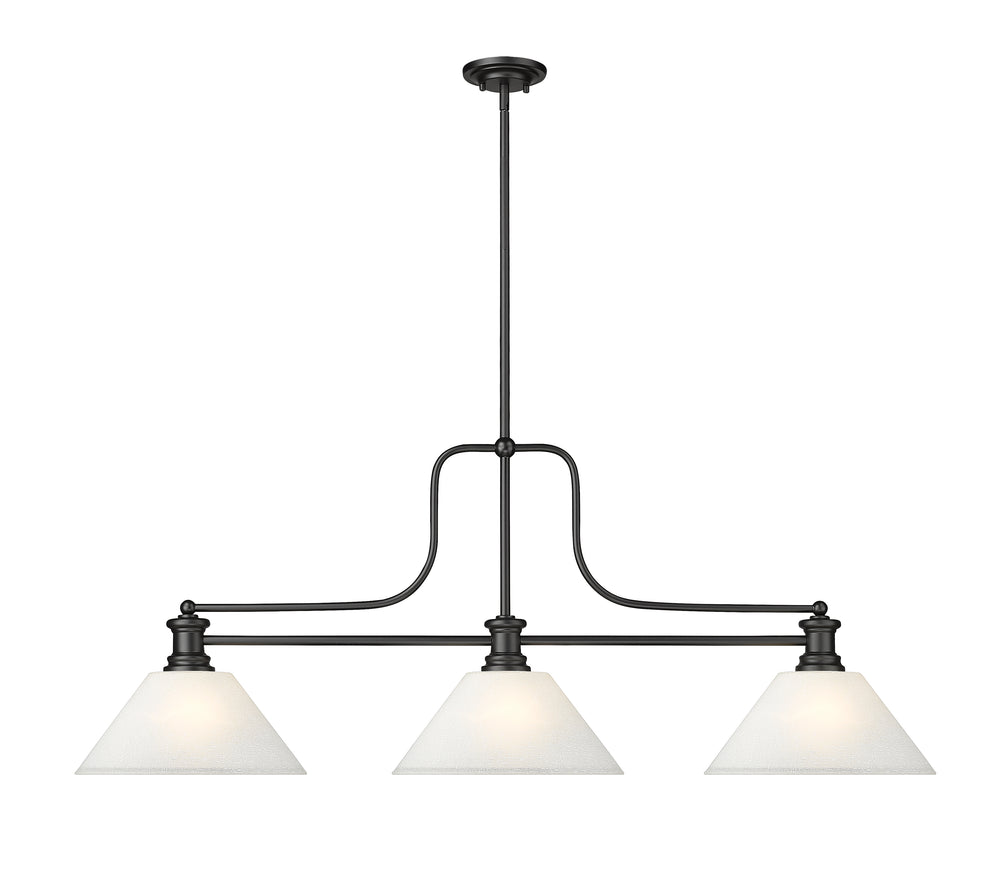 Melange - 3 Light Billiard Light (725-3MB-AWL14)