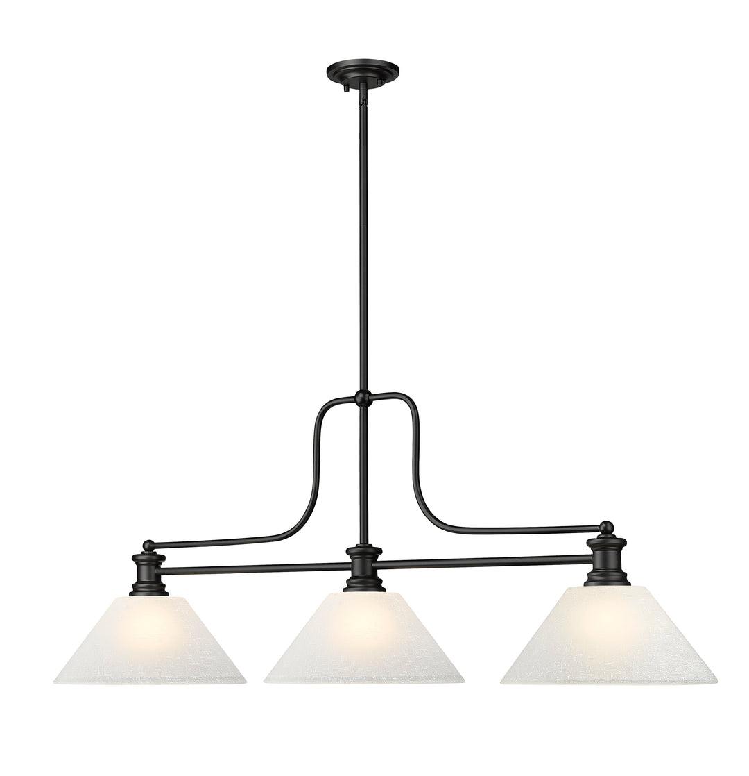 Melange - 3 Light Billiard Light (725-3MB-AWL14)