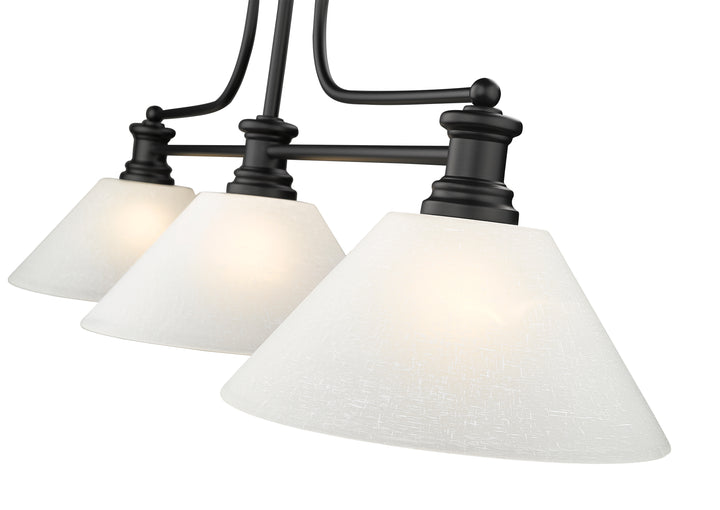 Melange - 3 Light Billiard Light (725-3MB-AWL14)