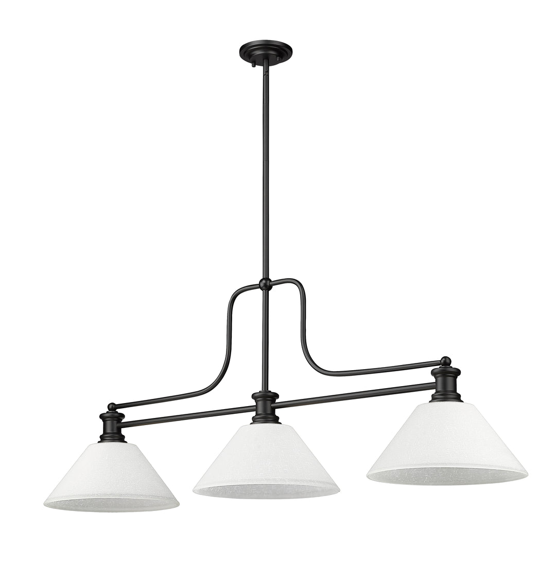Melange - 3 Light Billiard Light (725-3MB-AWL14)
