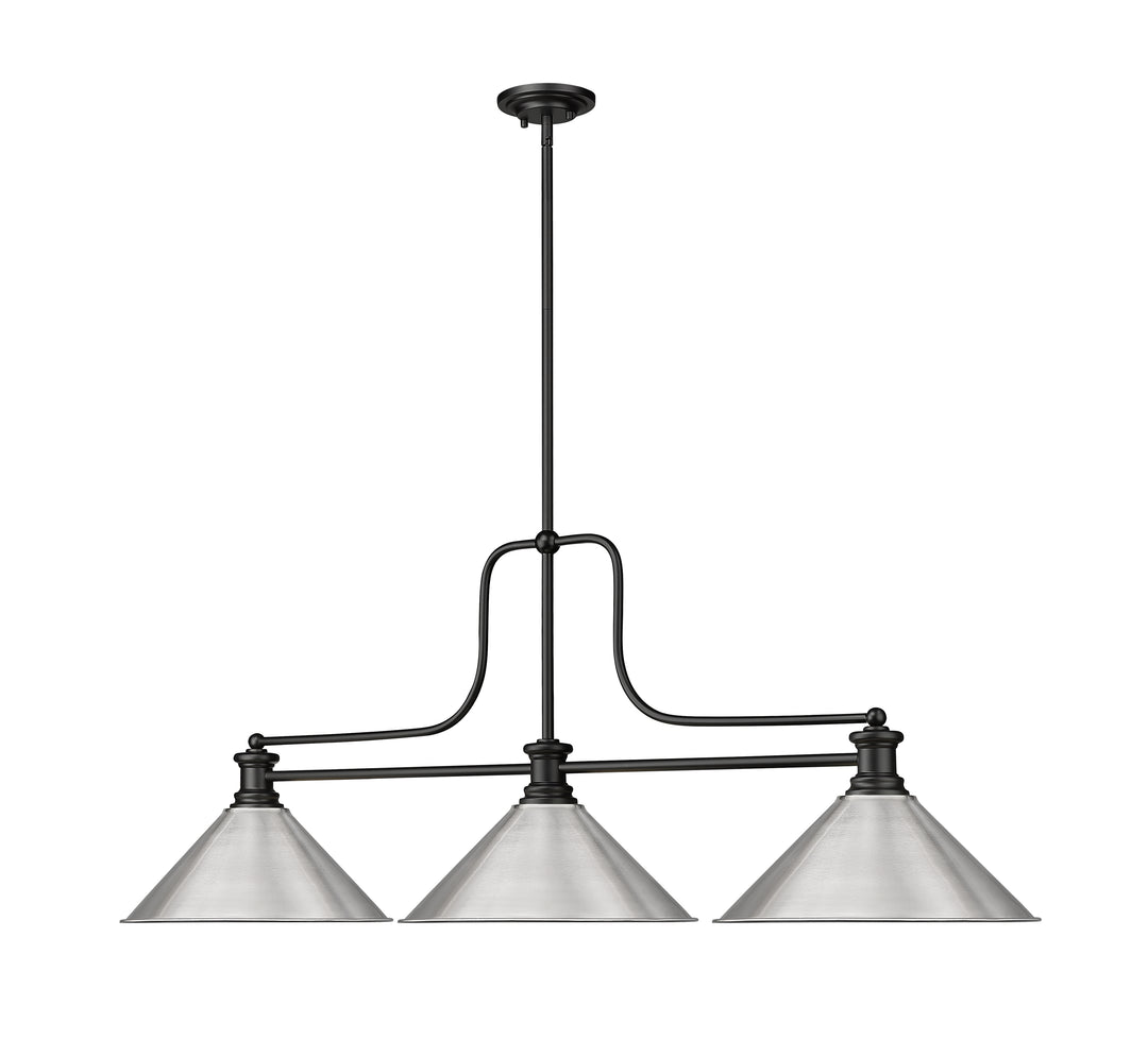 Melange - 3 Light Billiard Light (725-3MB-BN15)
