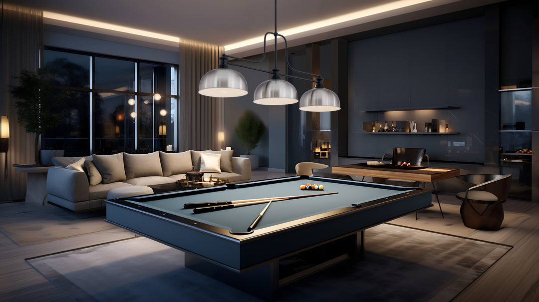 Melange - 3 Light Billiard Light (725-3MB-D13BN)