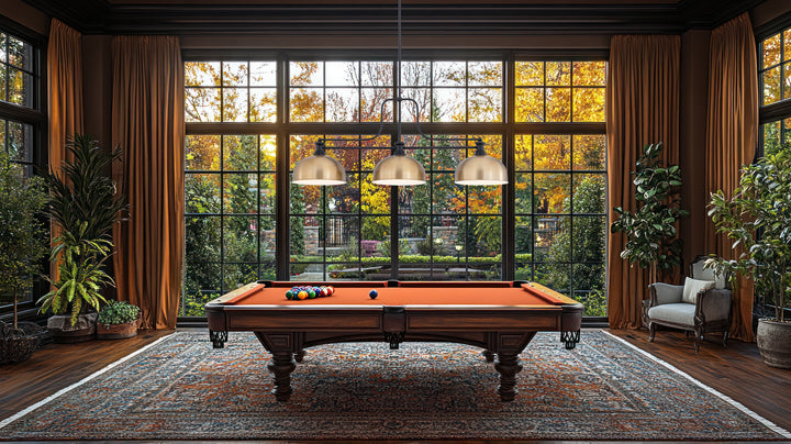 Melange - 3 Light Billiard Light (725-3MB-D13HBR)