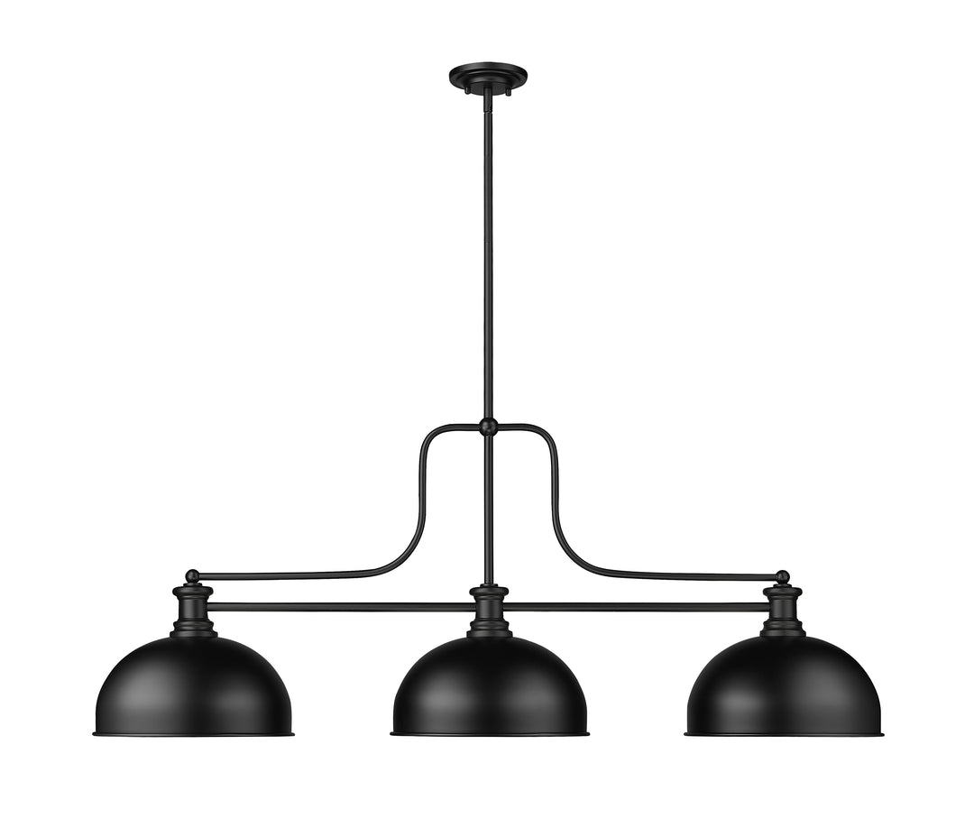 Melange - 3 Light Billiard Light (725-3MB-D13MB)