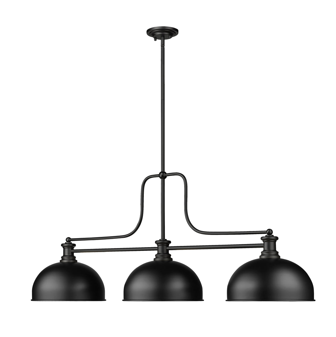 Melange - 3 Light Billiard Light (725-3MB-D13MB)