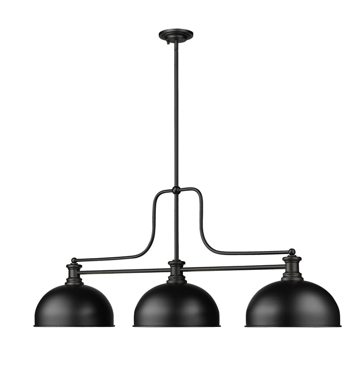 Melange - 3 Light Billiard Light (725-3MB-D13MB)
