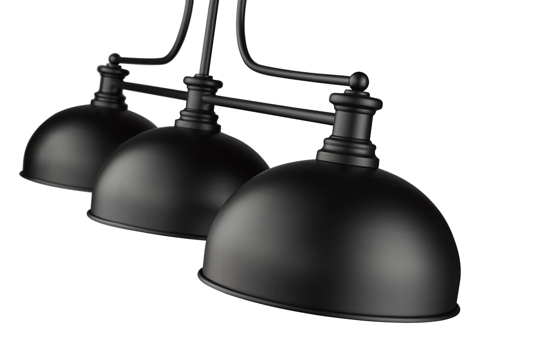 Melange - 3 Light Billiard Light (725-3MB-D13MB)