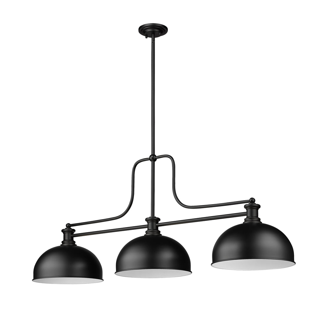 Melange - 3 Light Billiard Light (725-3MB-D13MB)