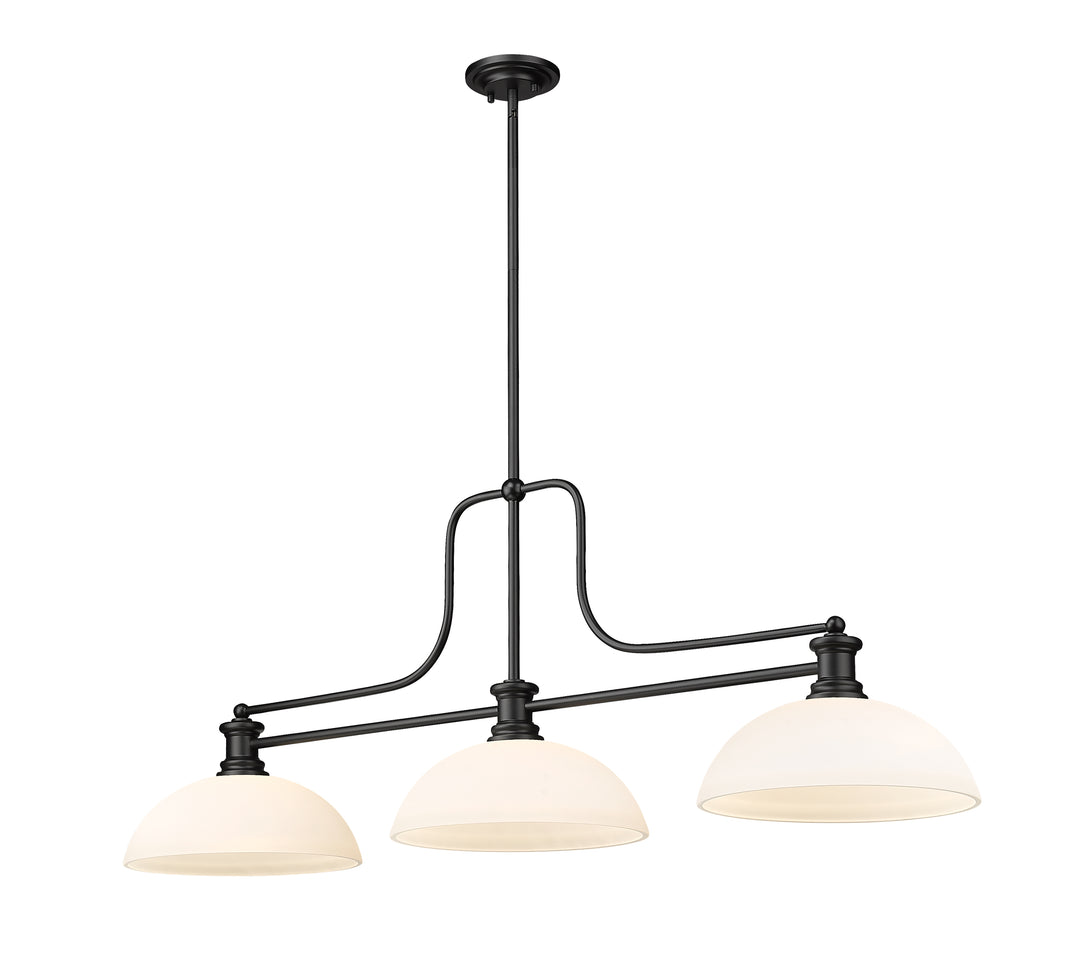 Melange - 3 Light Billiard Light (725-3MB-DMO14)