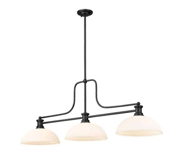 Melange - 3 Light Billiard Light (725-3MB-DMO14)