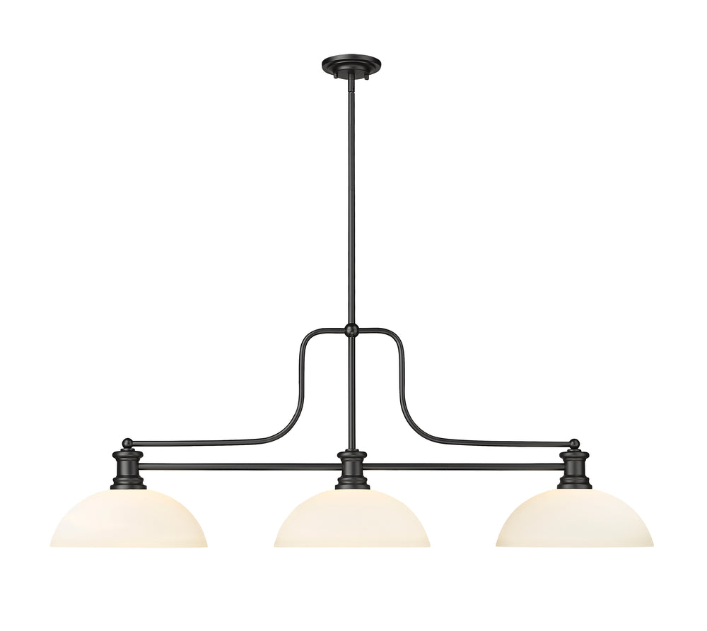 Melange - 3 Light Billiard Light (725-3MB-DMO14)