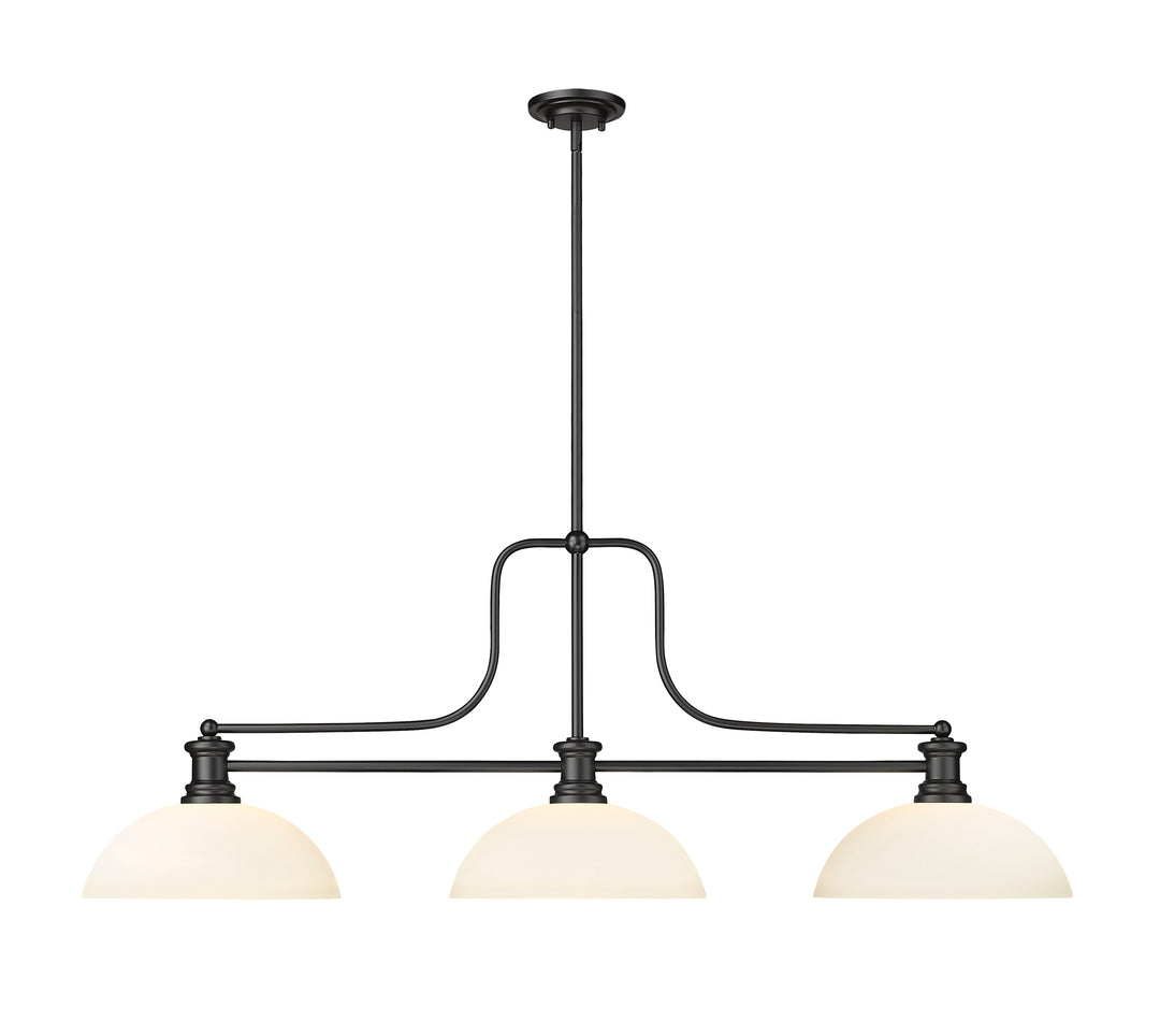 Melange - 3 Light Billiard Light (725-3MB-DMO14)