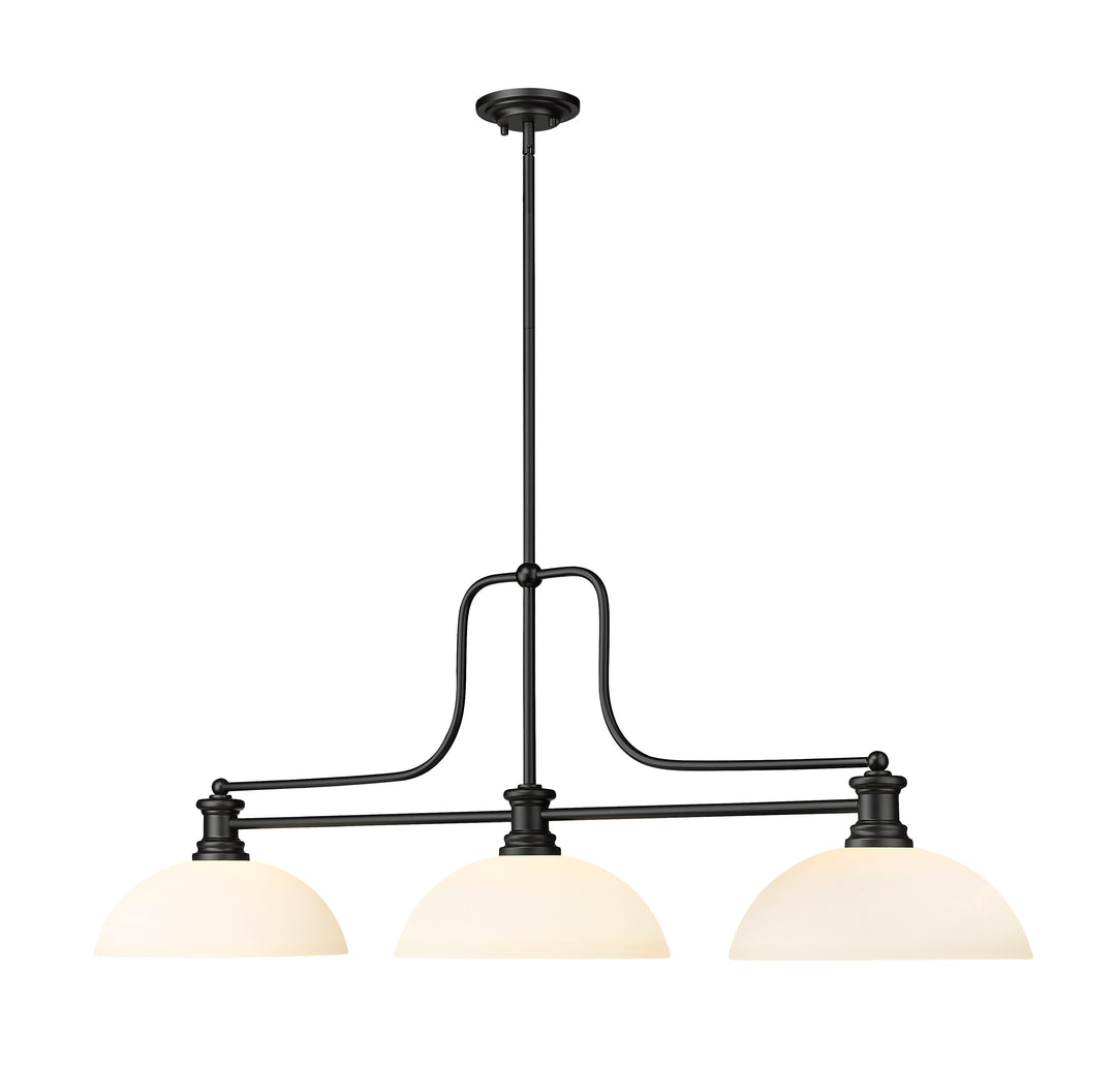 Melange - 3 Light Billiard Light (725-3MB-DMO14)