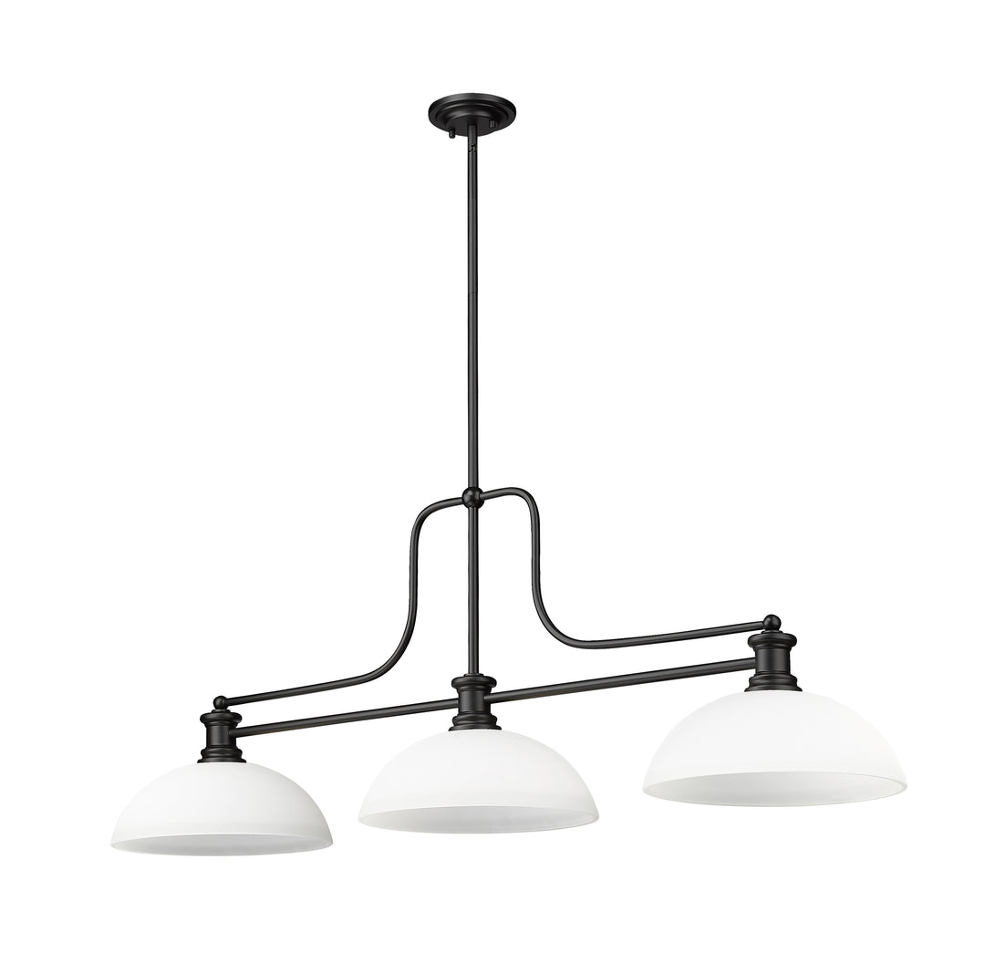 Melange - 3 Light Billiard Light (725-3MB-DMO14)