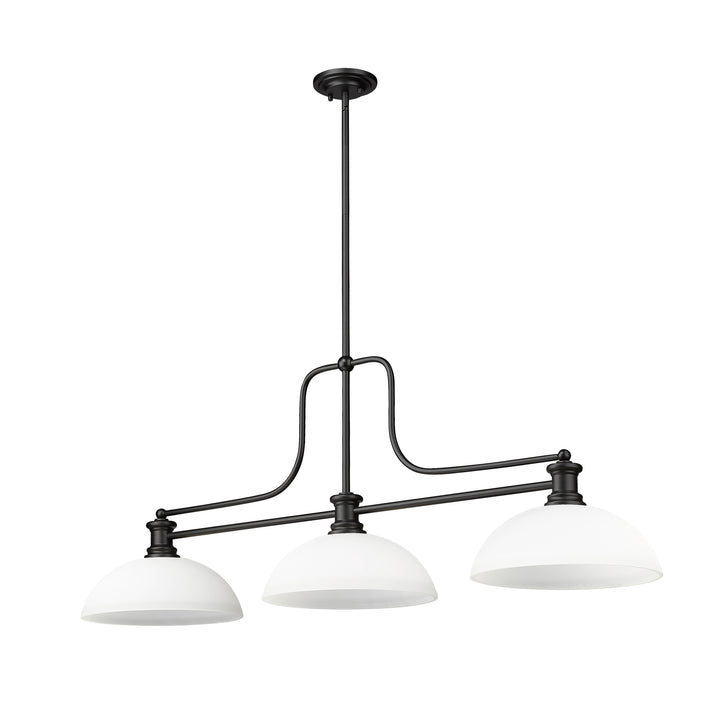 Melange - 3 Light Billiard Light (725-3MB-DMO14)